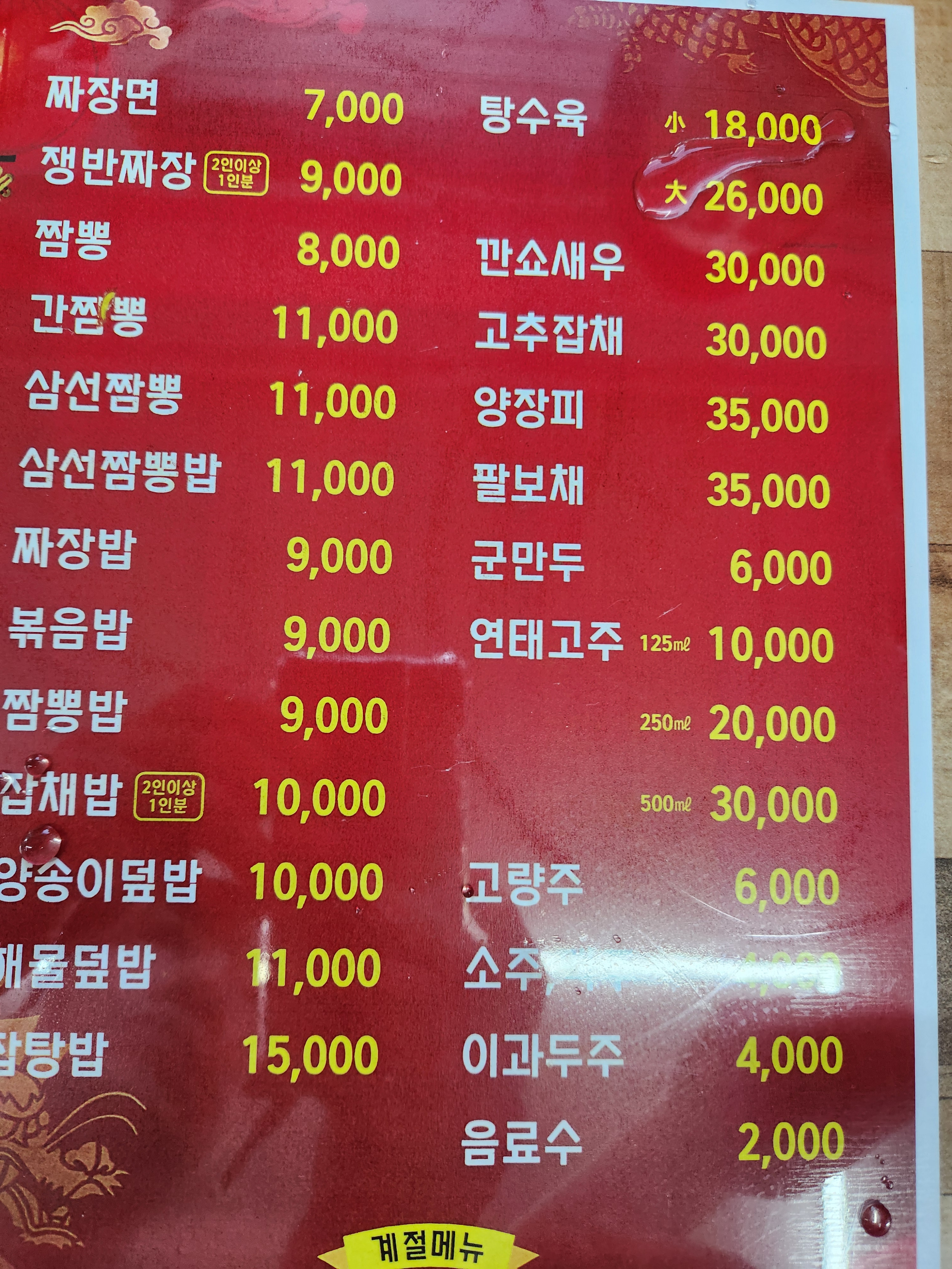 Junghwayorichinchin (중화요리친친) 1