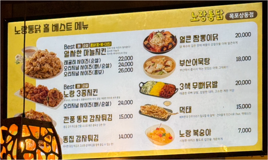 노랑통닭 목포상동점 사진 8