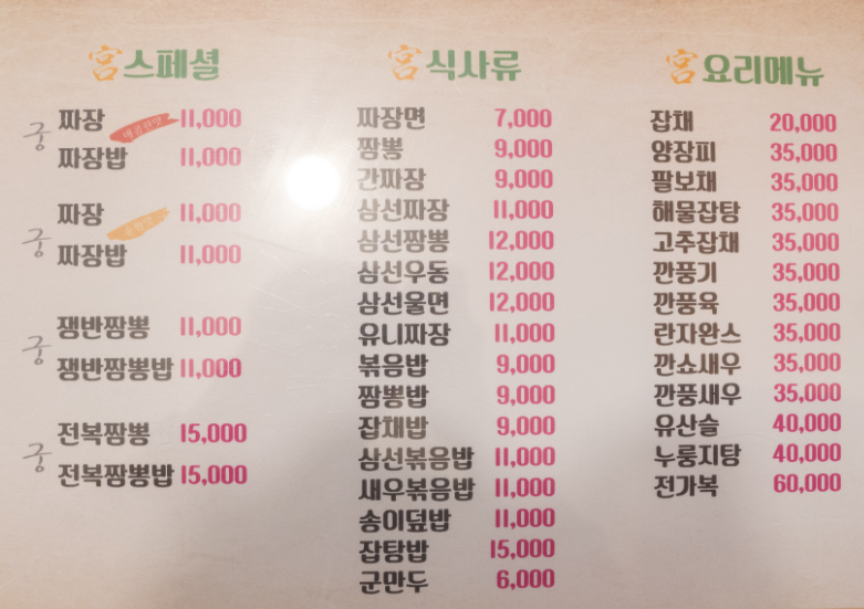 궁짜장 사진