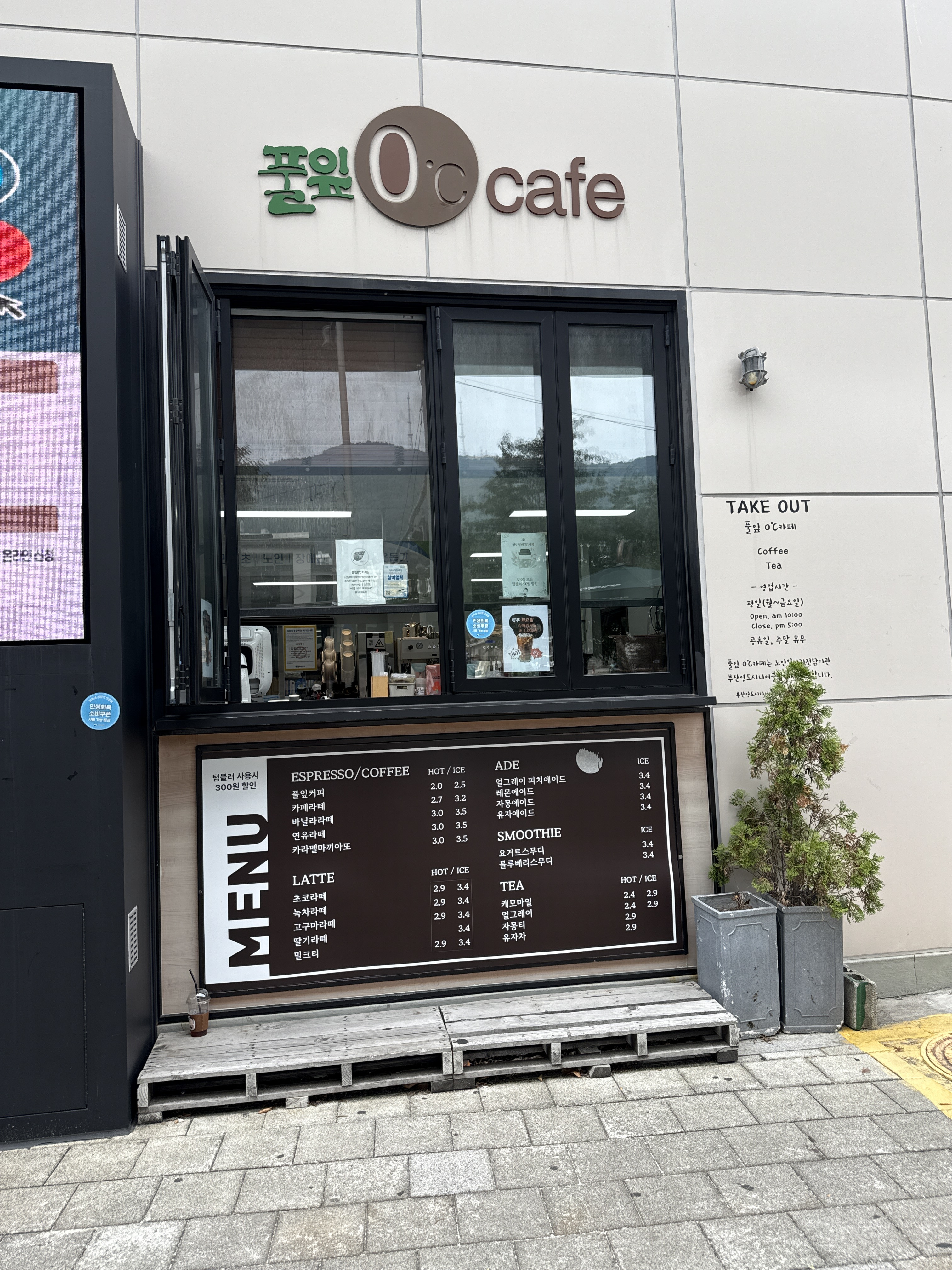 풀잎0도씨카페 1