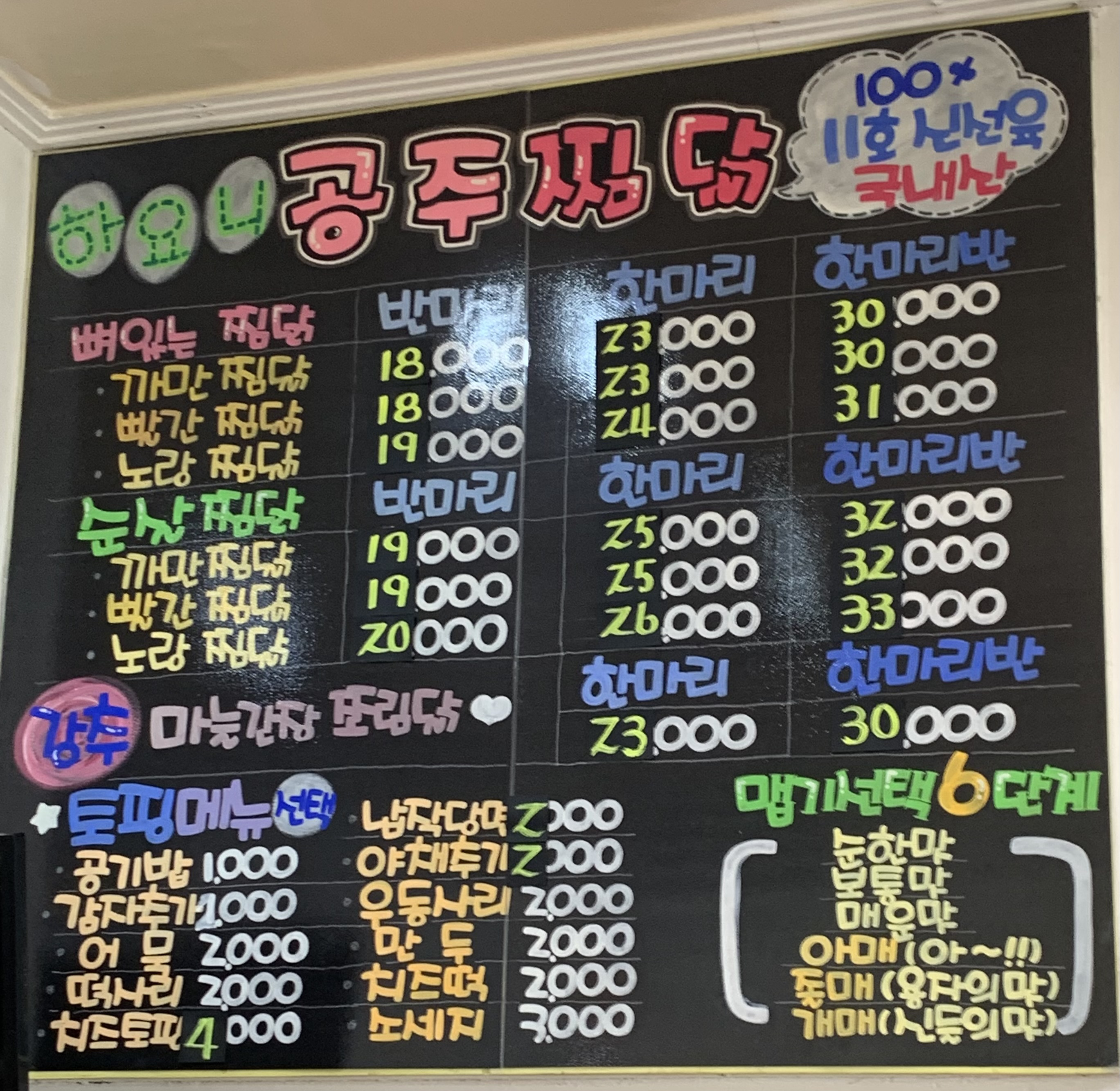 하요니공주찜닭 4