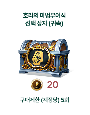 호라의 마법부여석 선택 상자 (귀속)