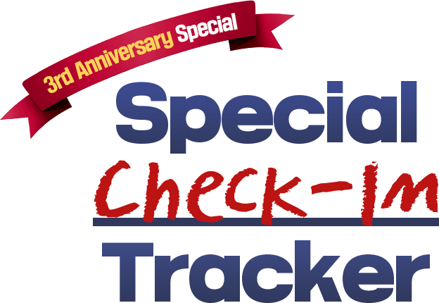 3rd Anniversary Special Special Check-In Tracker