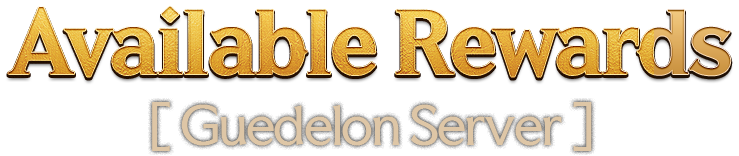 Available Rewards Guedelon Server