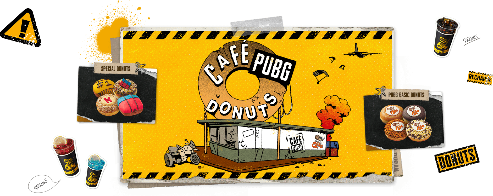 CAFE PUBG DONUTS