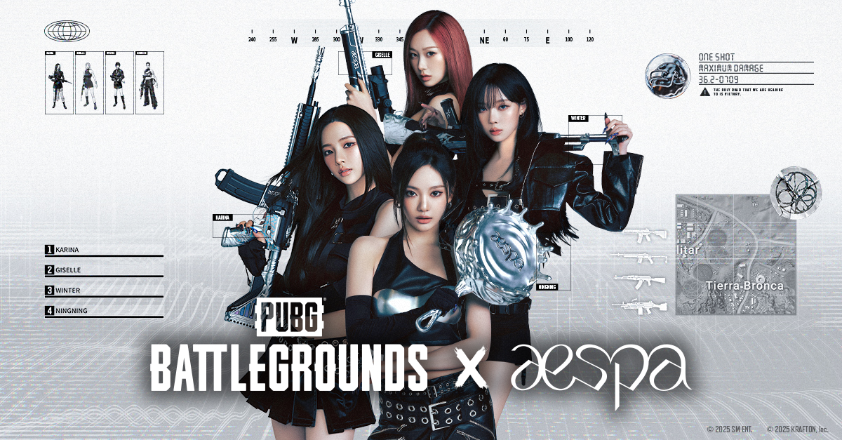 PUBG X aespa 메인 아트