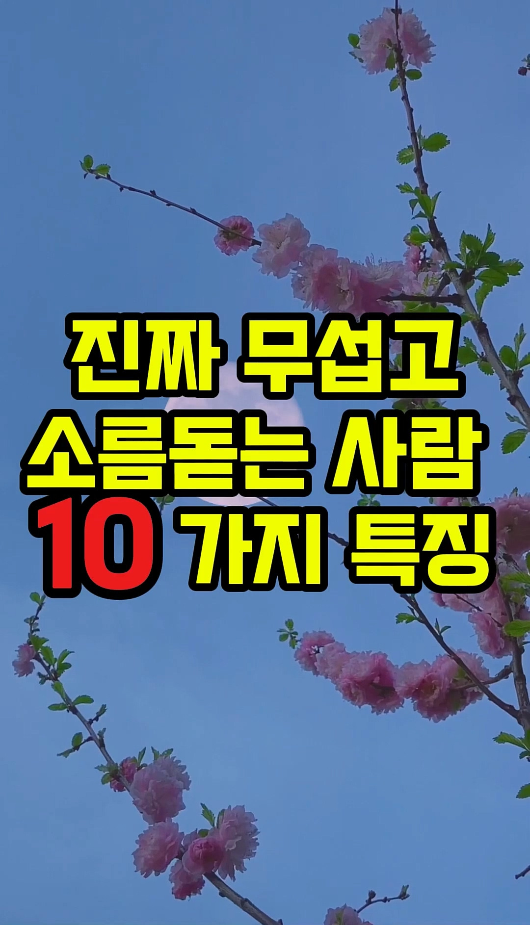 진짜 무섭고 소름 돋는 사람 10가지 특징