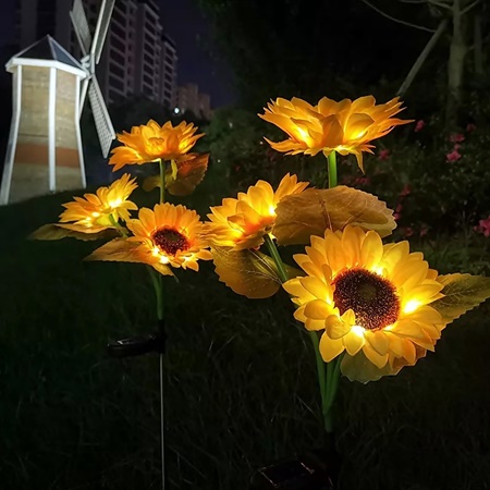 태양열 충전 정원조명 캠핑 야외조명 꽃조명