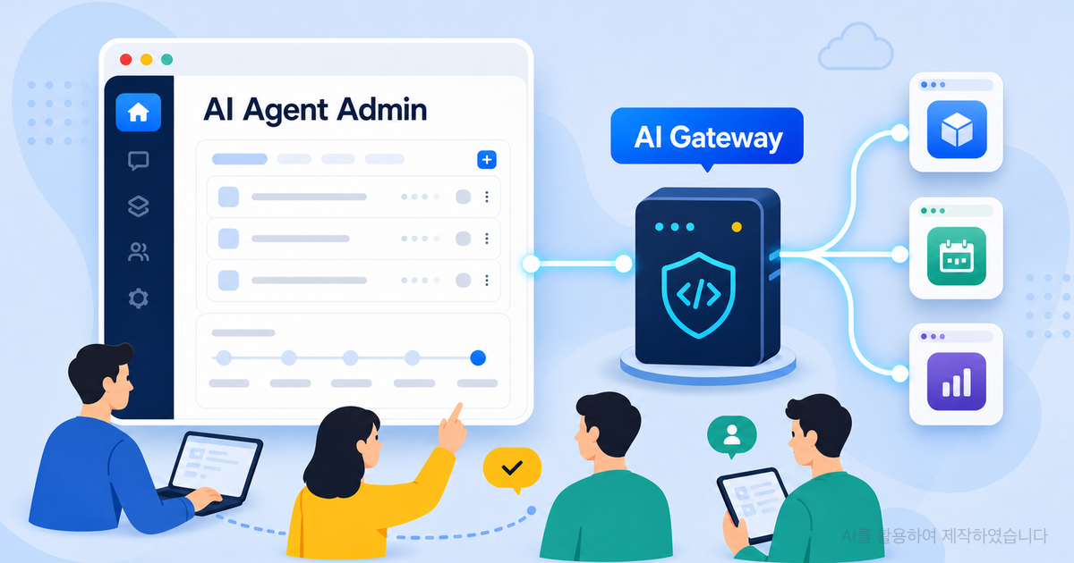 AI 기능을 함께 만들고 바로 연결하는 플랫폼: AI Agent Admin & AI Gateway 구축기
