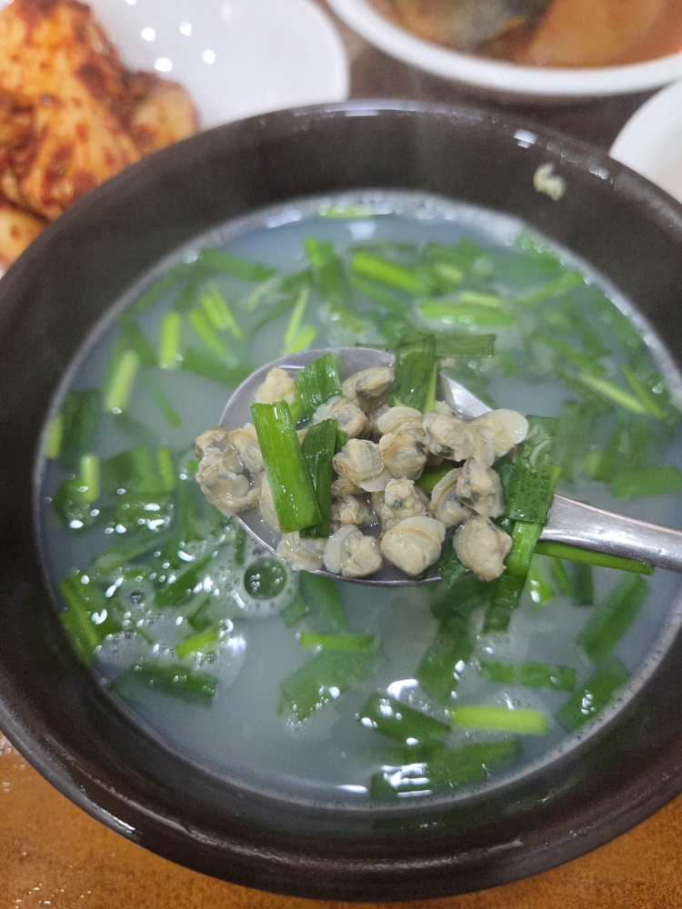 한라재첩국 사진 2
