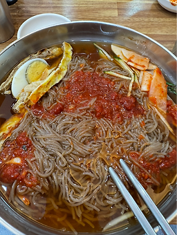 메밀고밀면 사진 4
