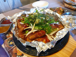 참나무장작구이통닭