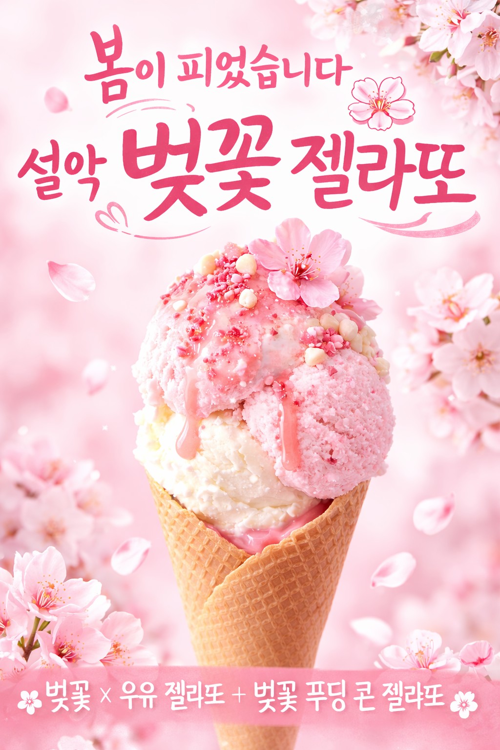 설악 벚꽃 젤라또