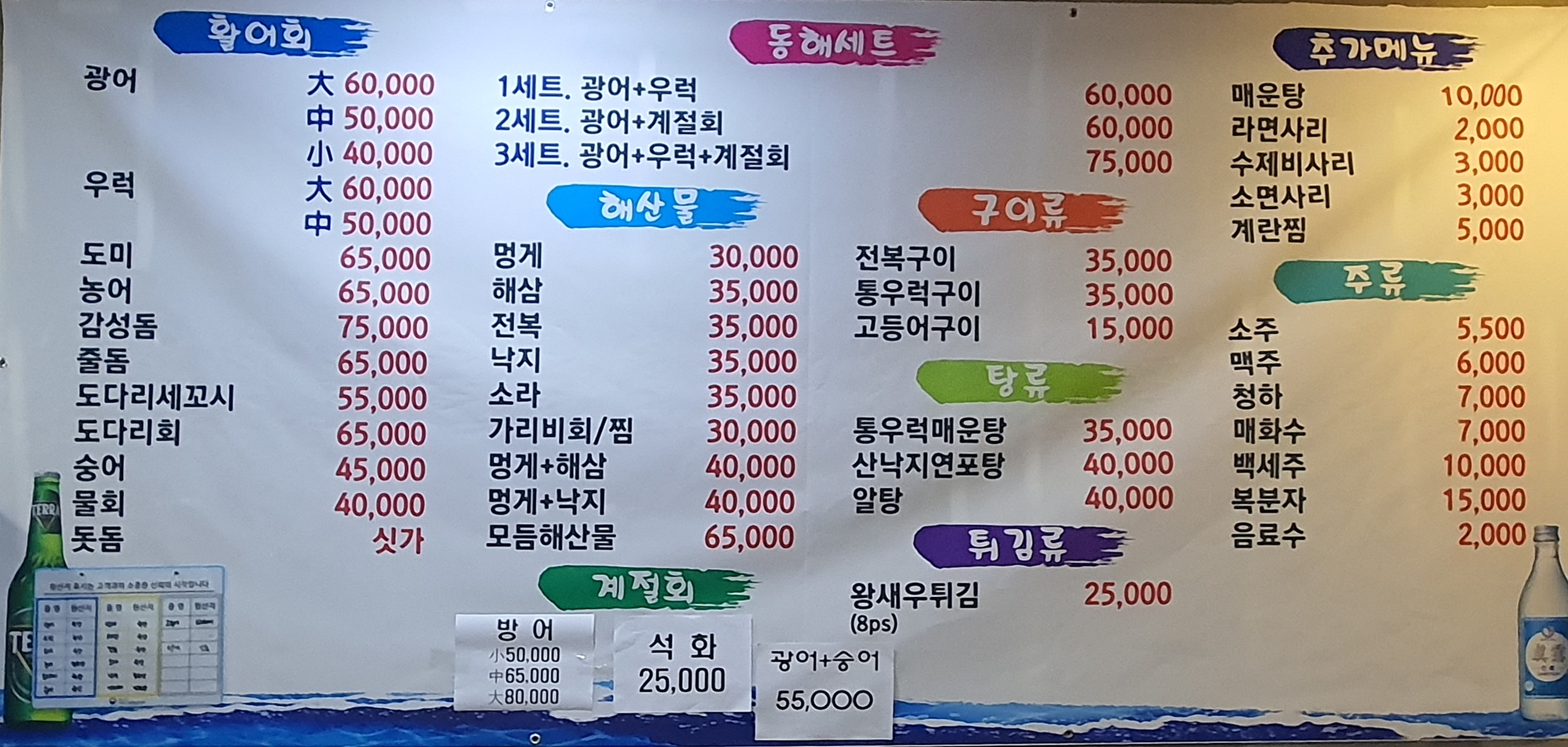 동해회포차 대표 사진