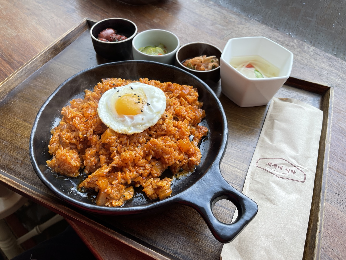 삼겹깍두기볶음밥