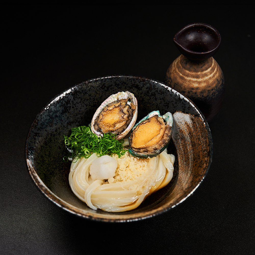 전복 붓카케(전복 토핑 비빔우동 -한정)