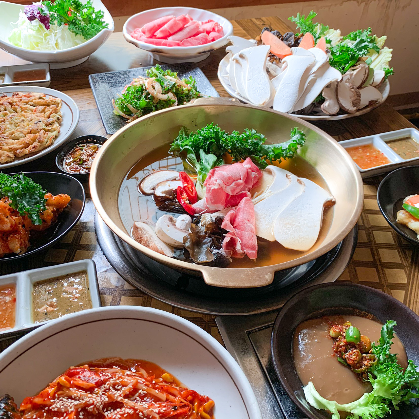 청학동버섯전골 1