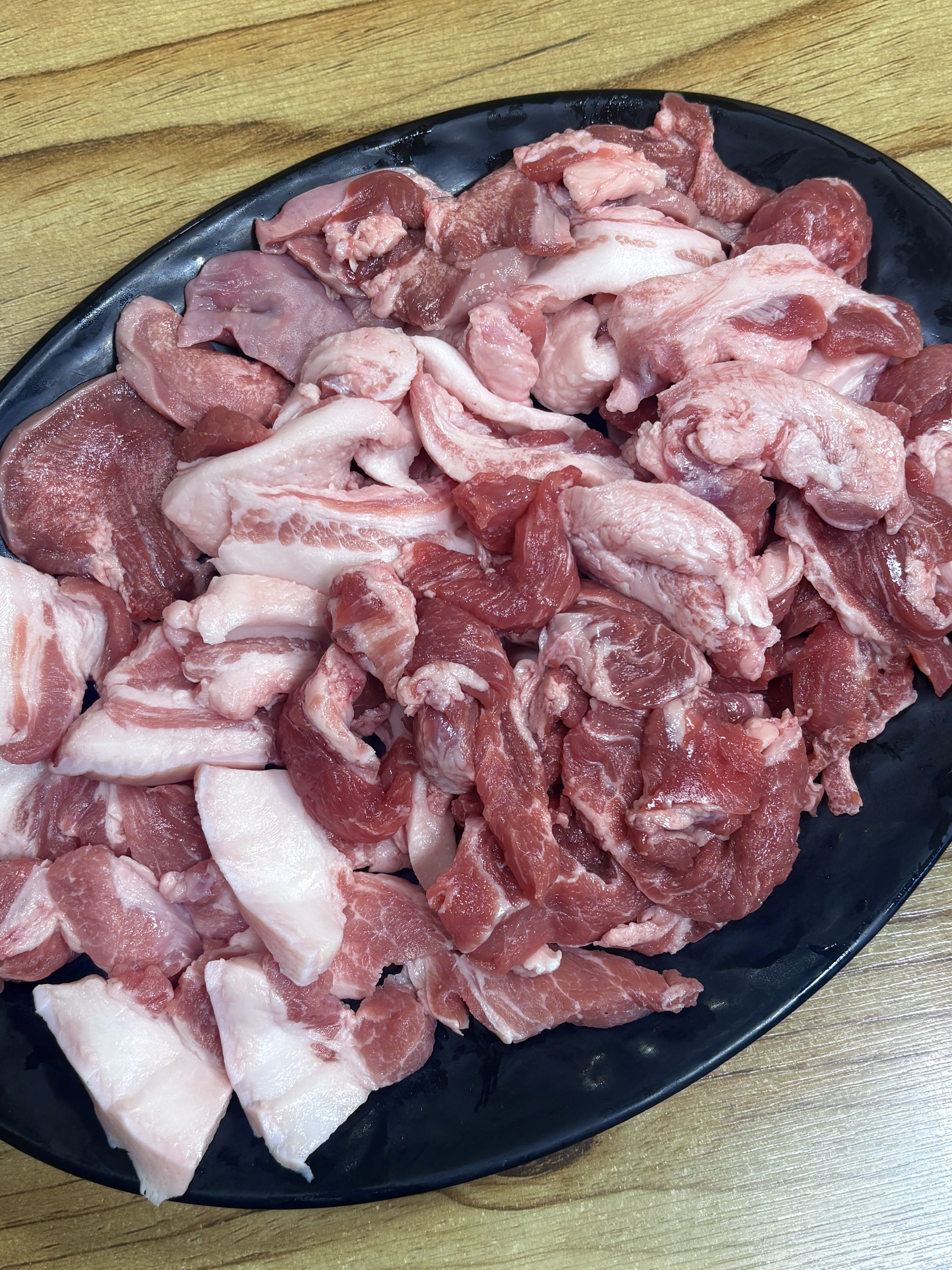 뒷고기 한판 600g