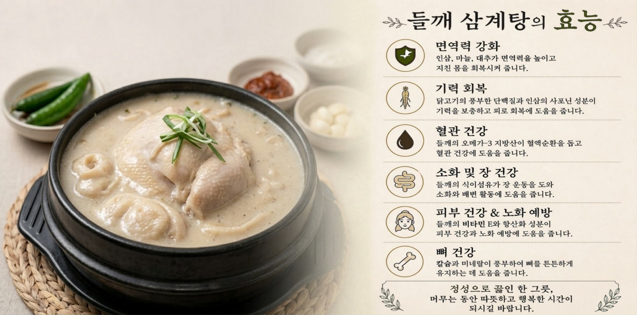 마루들깨삼계탕 사진 4
