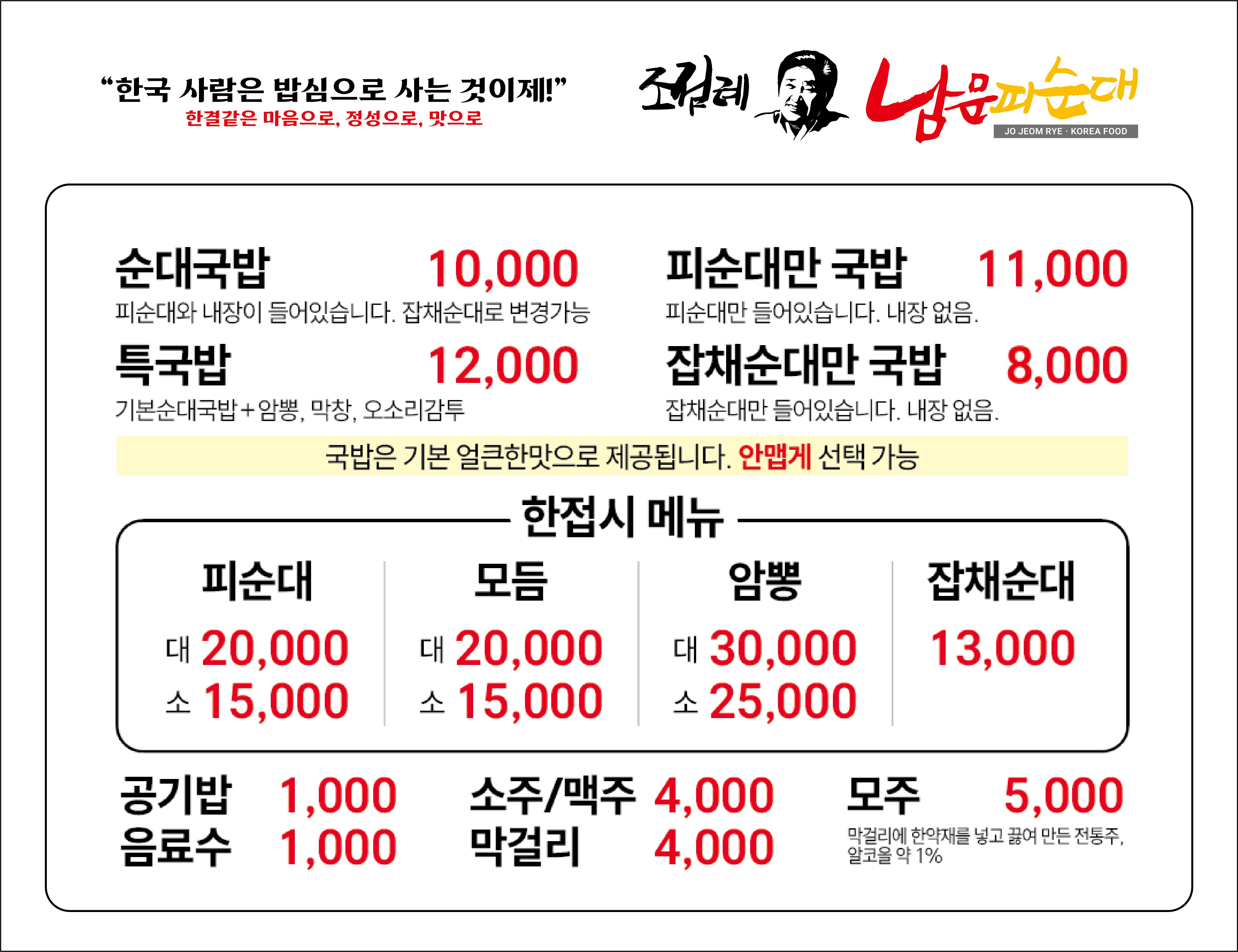 Jojeomryenammunpisundae (조점례남문피순대) 2