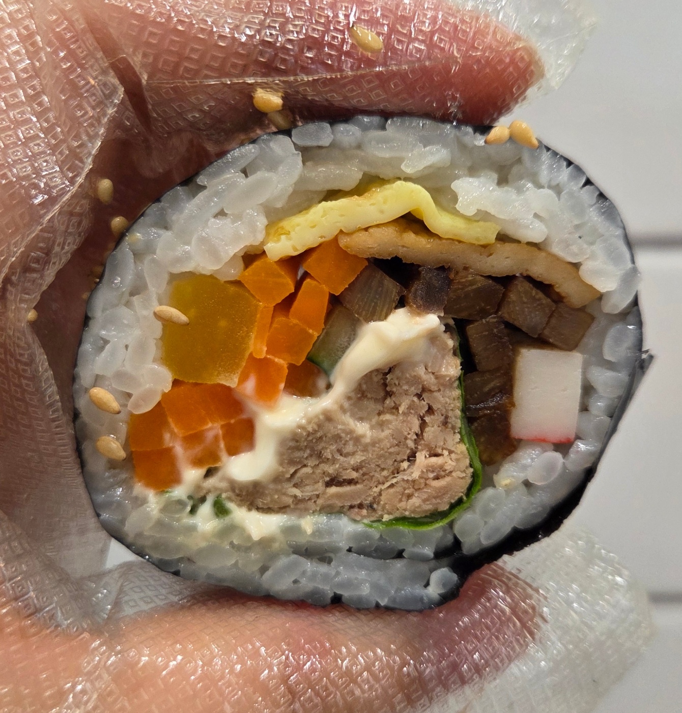 와사비참치김밥