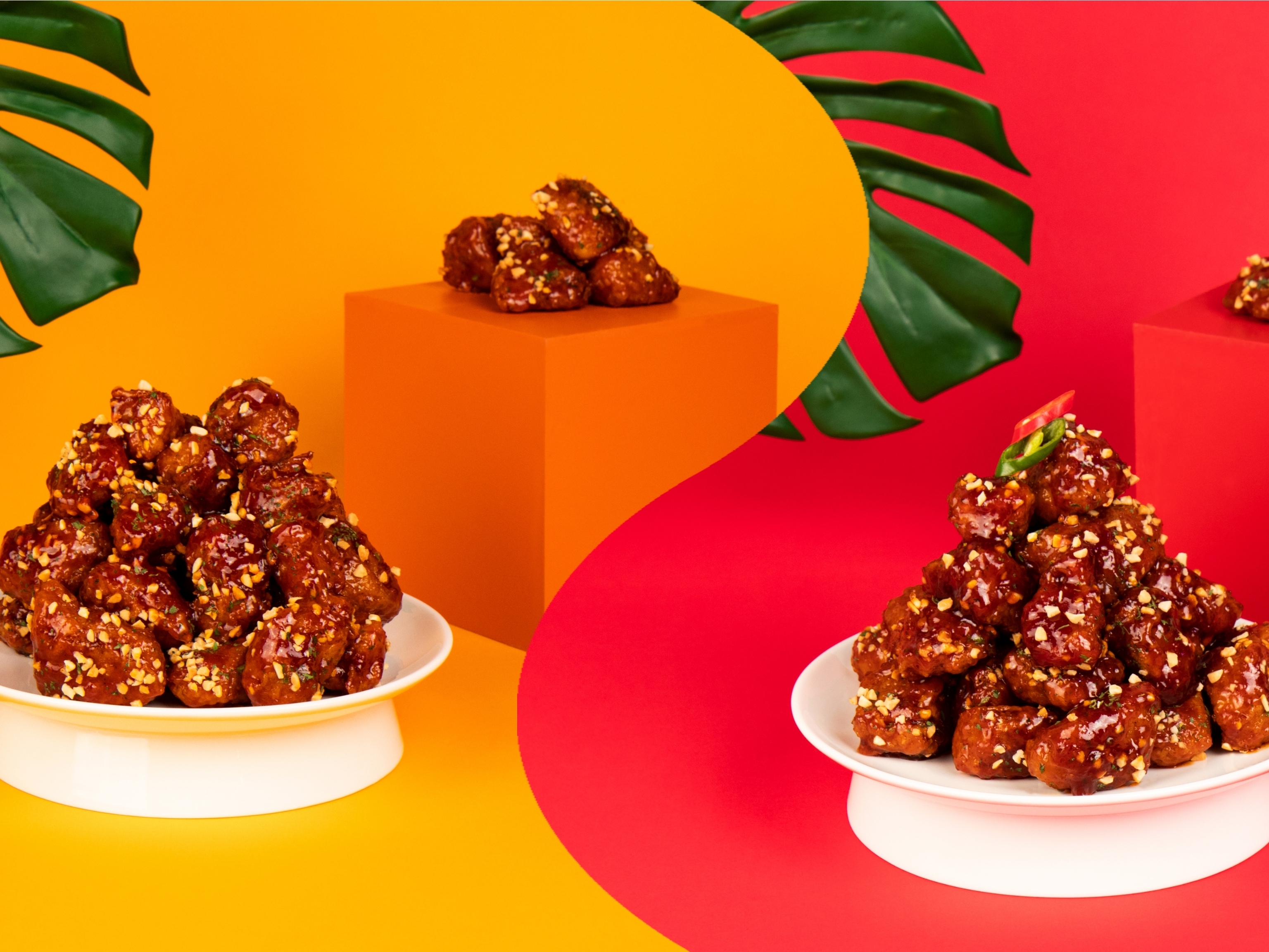 매운닭강정+더매운닭강정