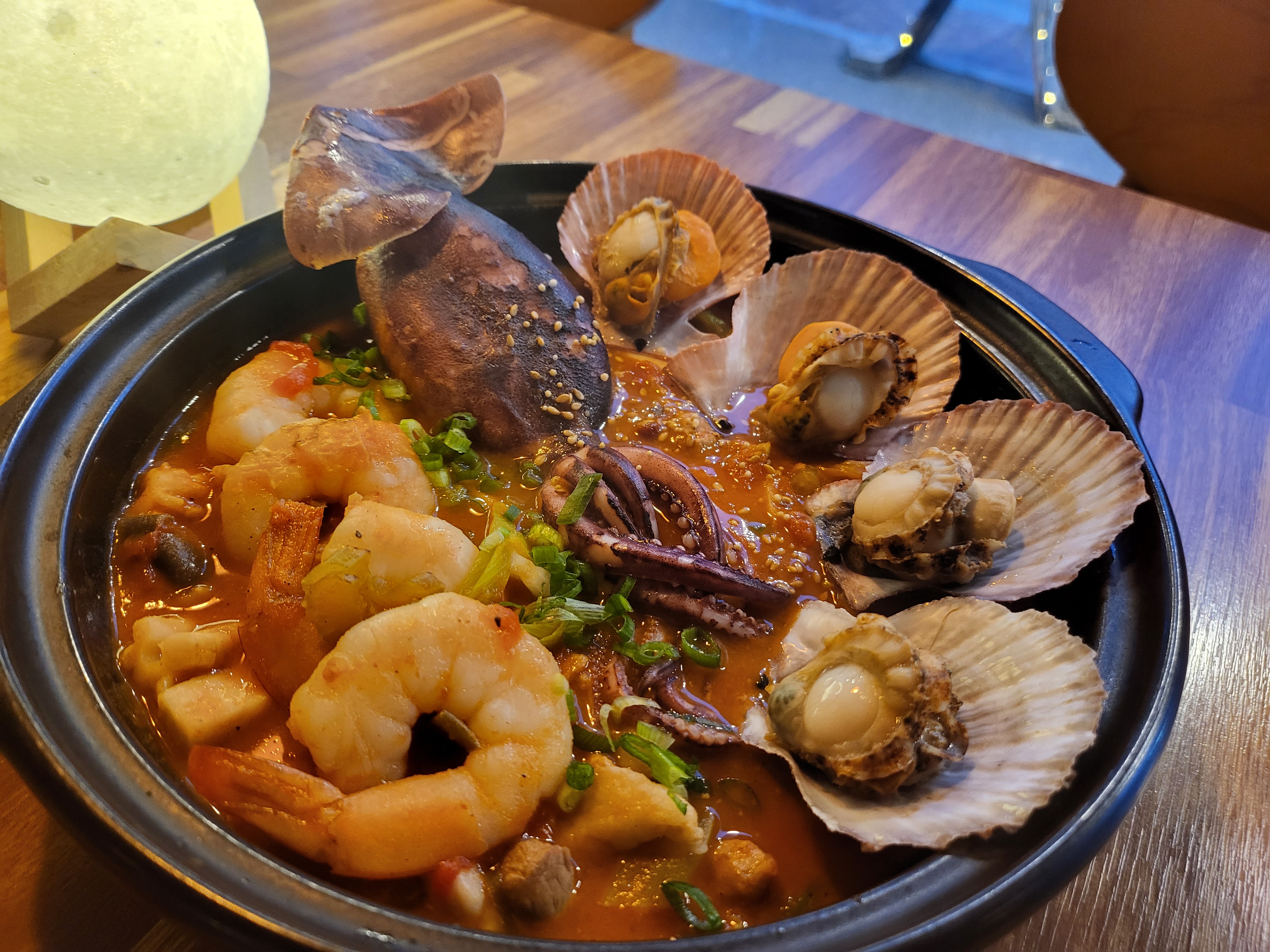 통오징어 매콤 해물토마토