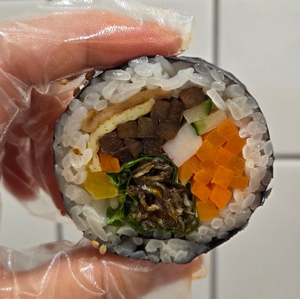 매콤멸치김밥