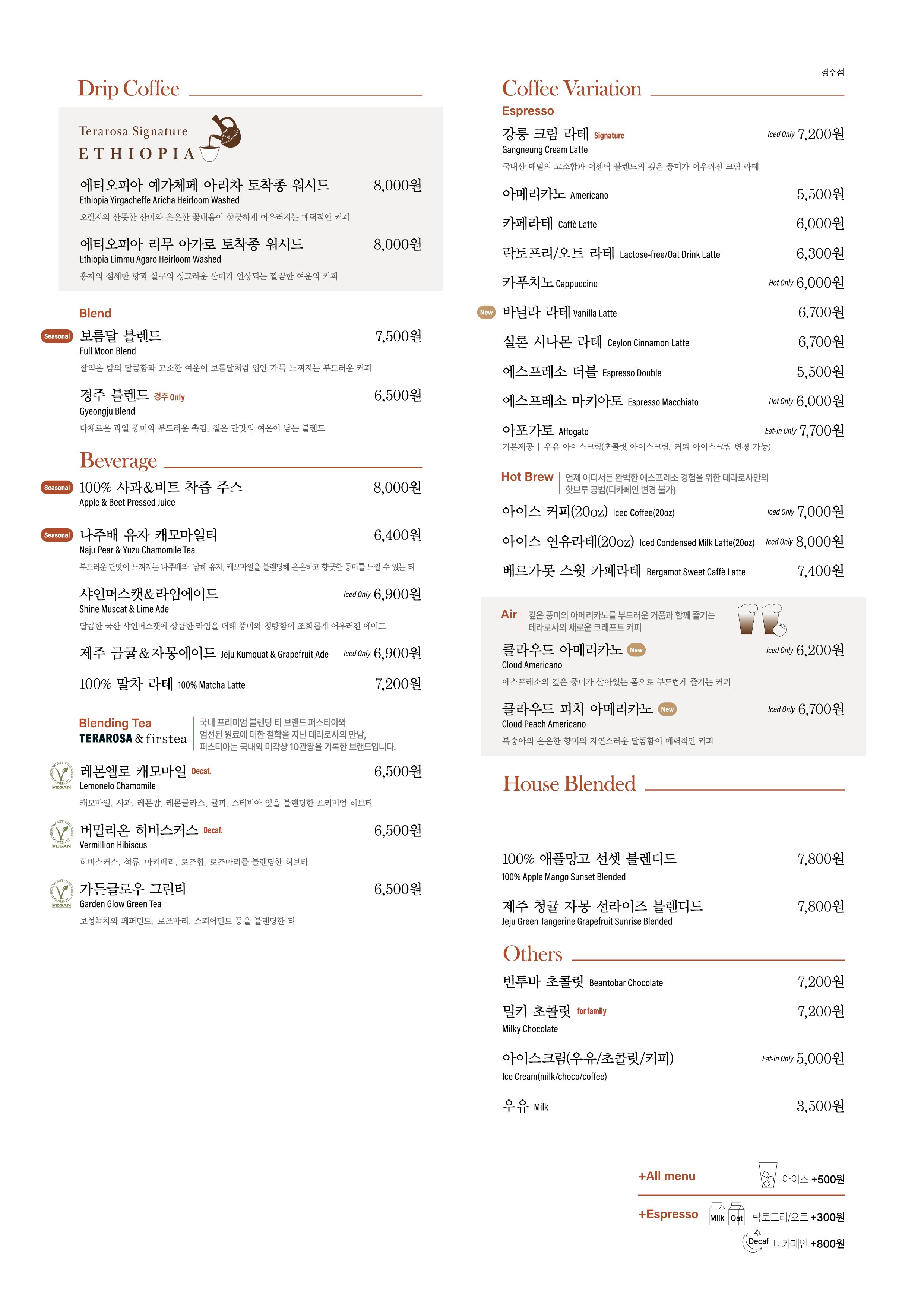 테라로사 경주점