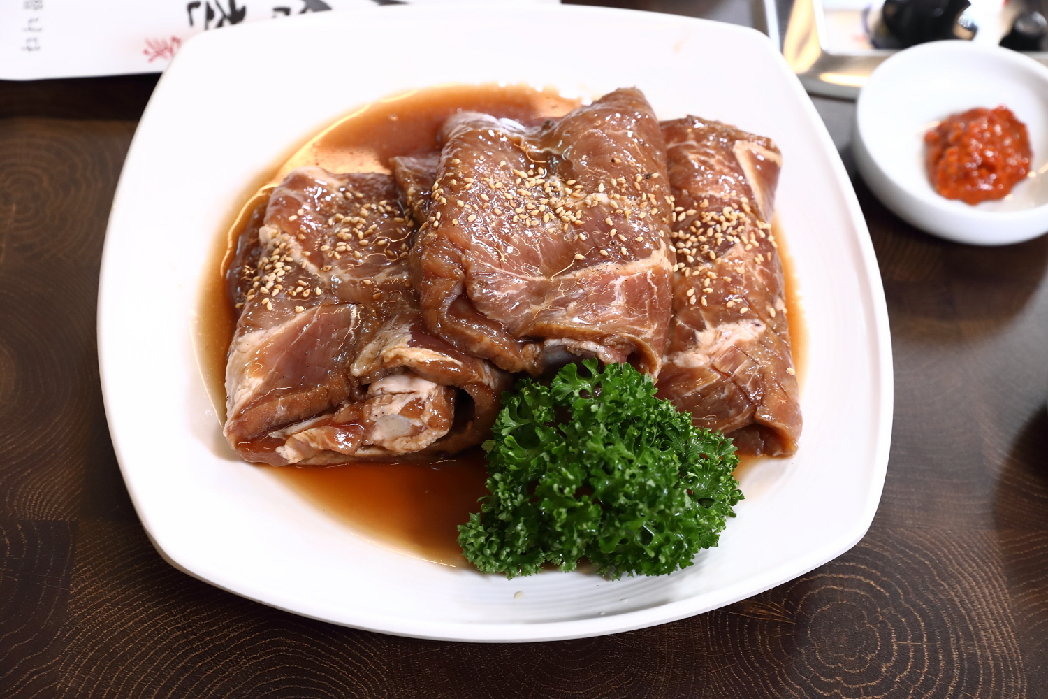 수제돼지갈비 (1인분)