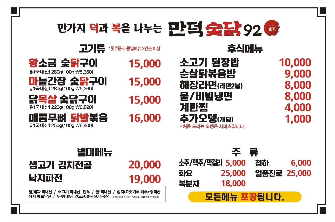 Mandeoksutdak92byeongjeomjikyeongjeom 1