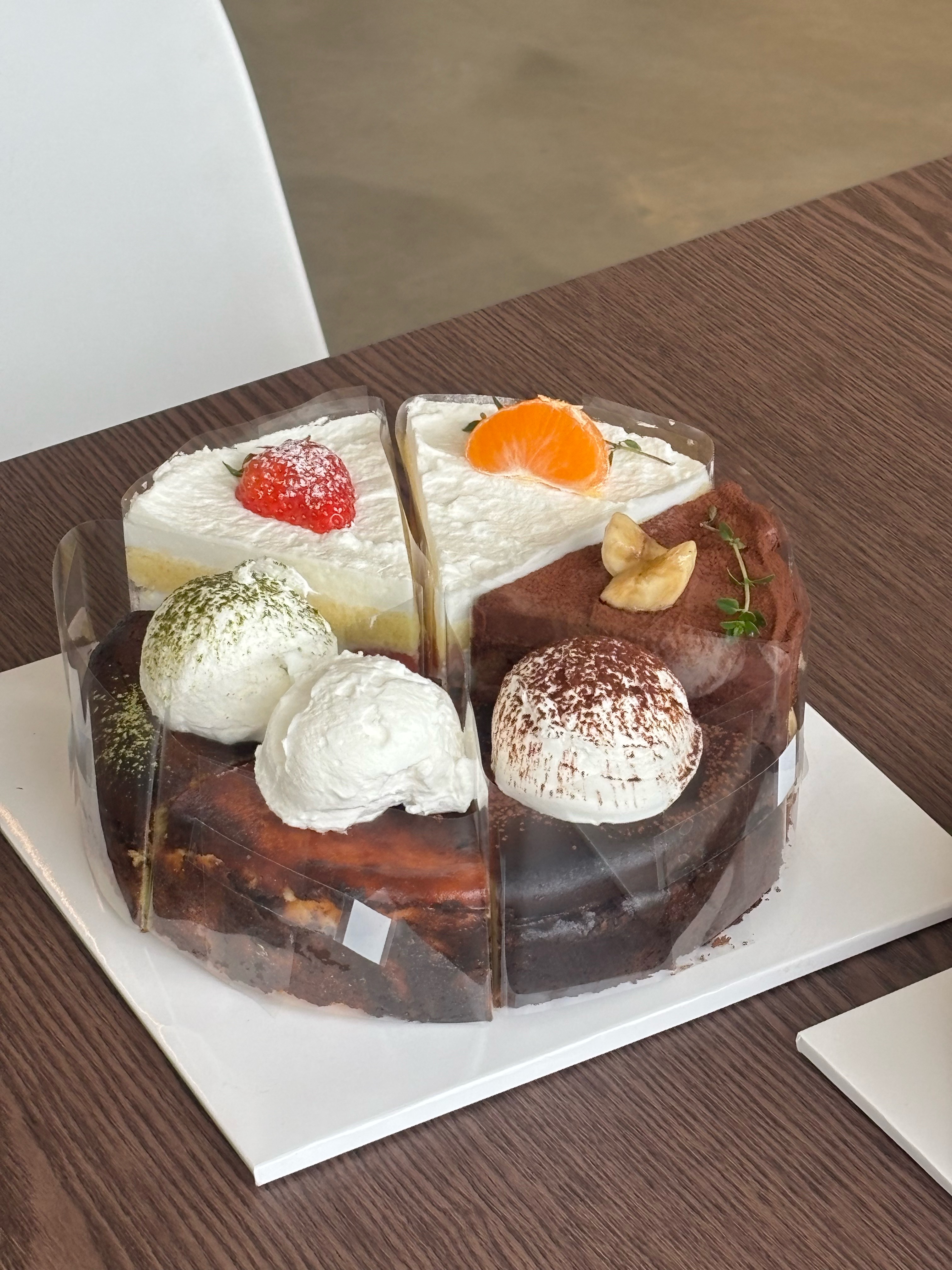 6조각 홀케이크 포장