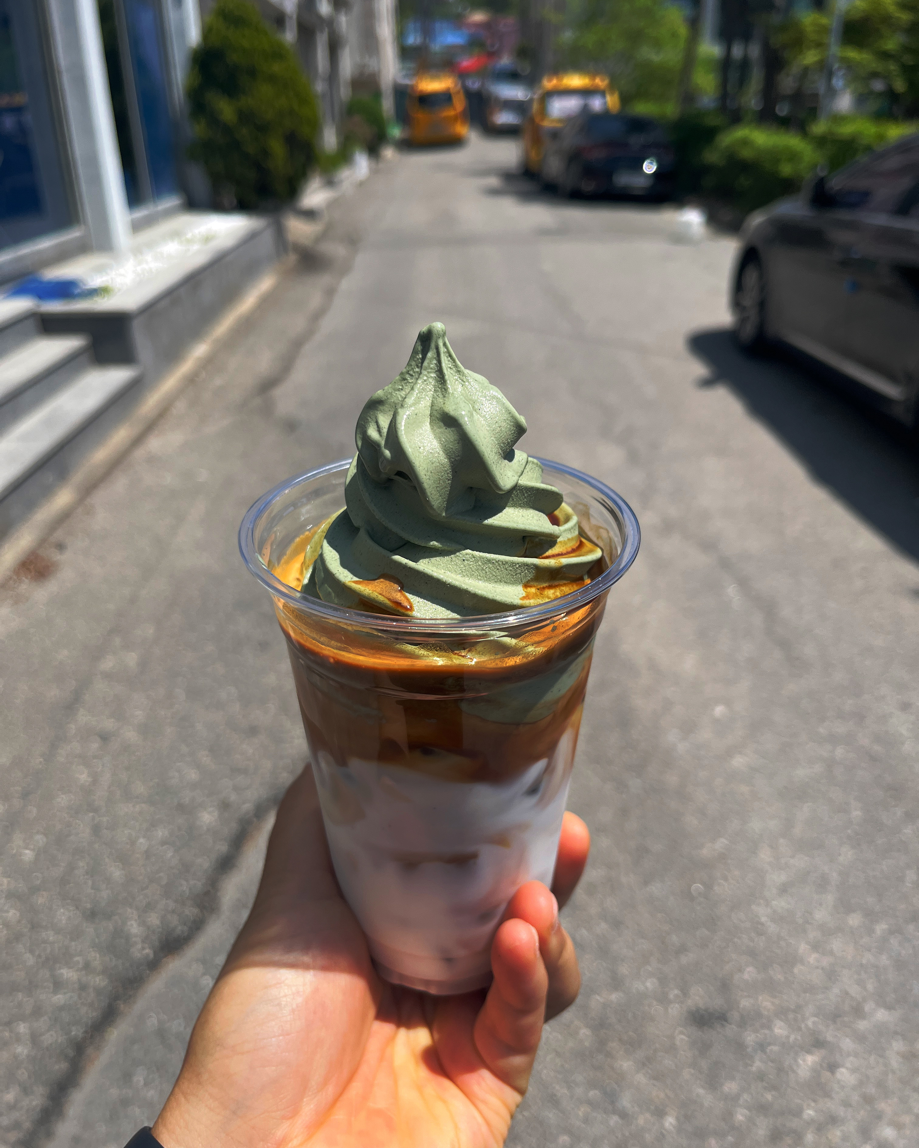 쑥소프트카페라떼