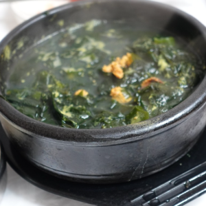 성게알미역국