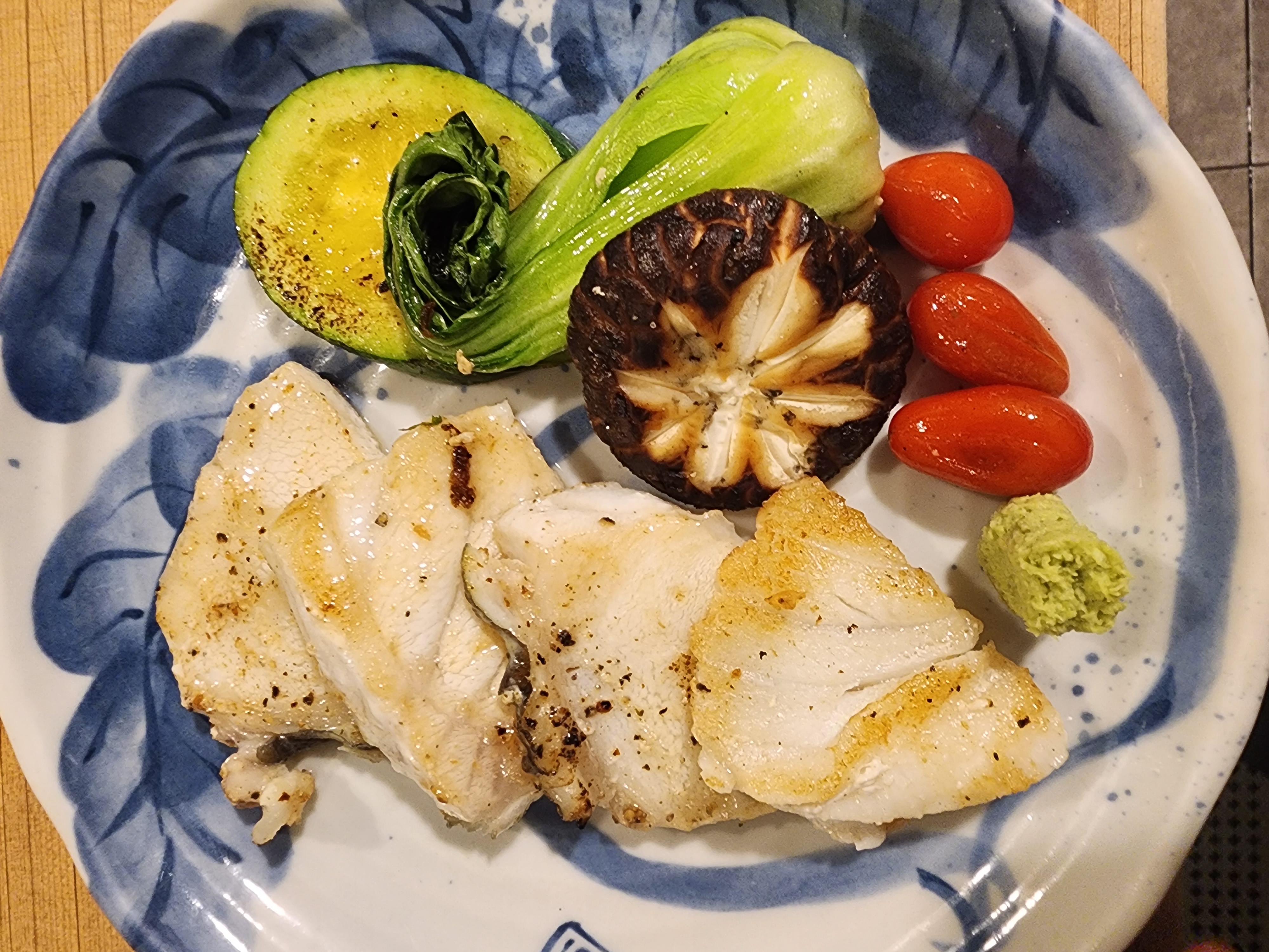 철판 메로 소금구이