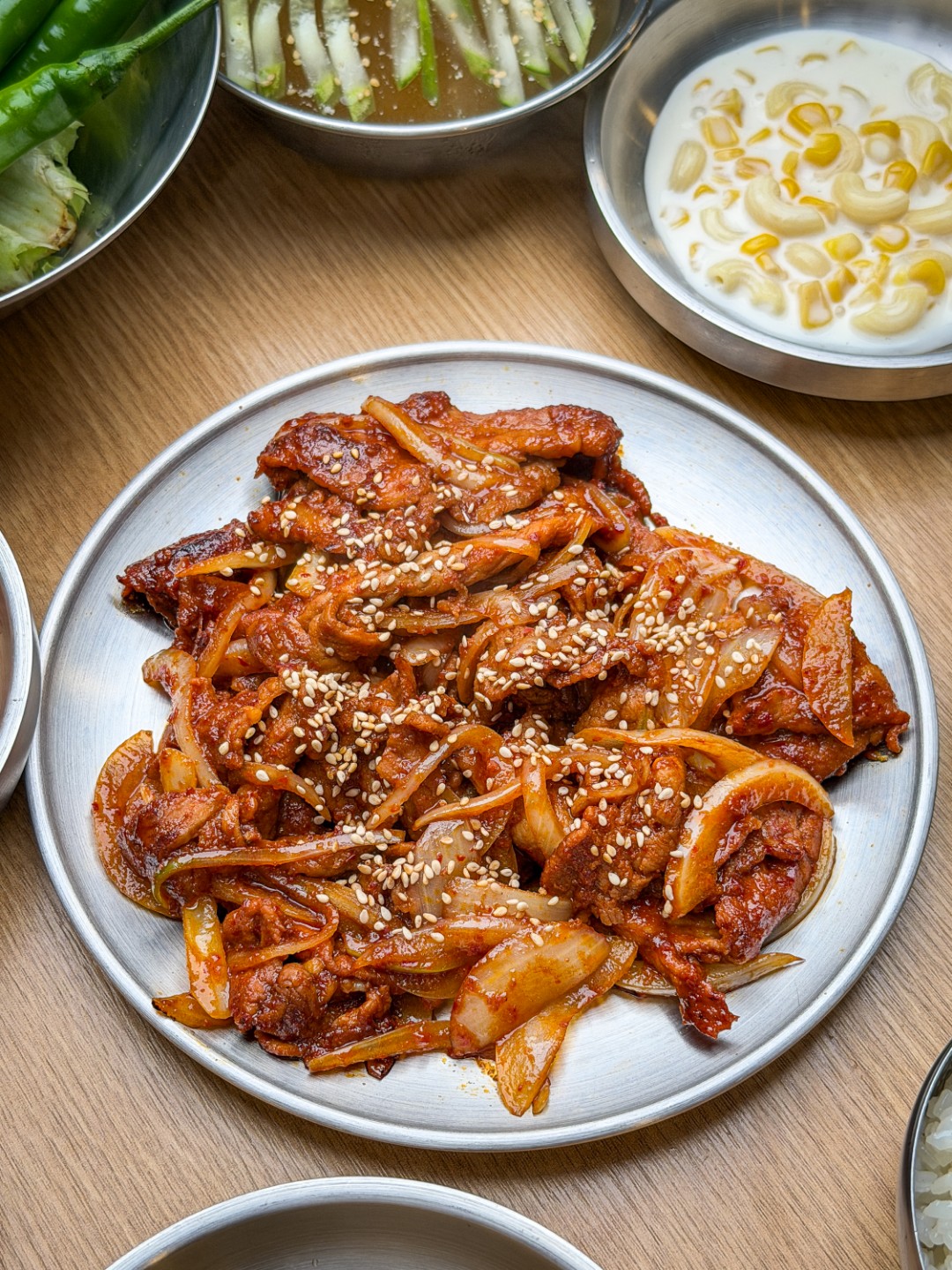 한돈 고추장불고기+된장찌개