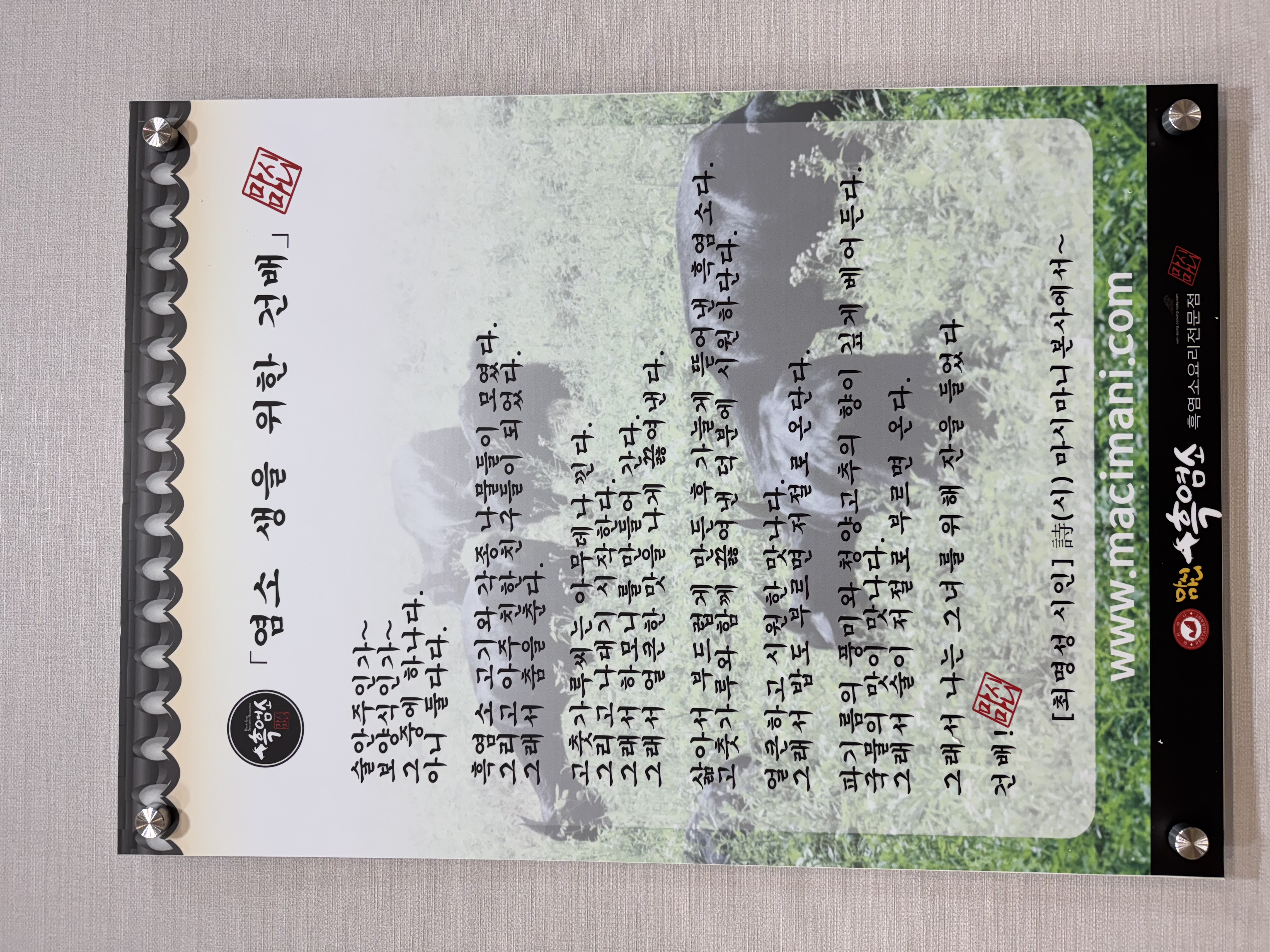 마시마니흑염소 고흥포두면점 사진 5