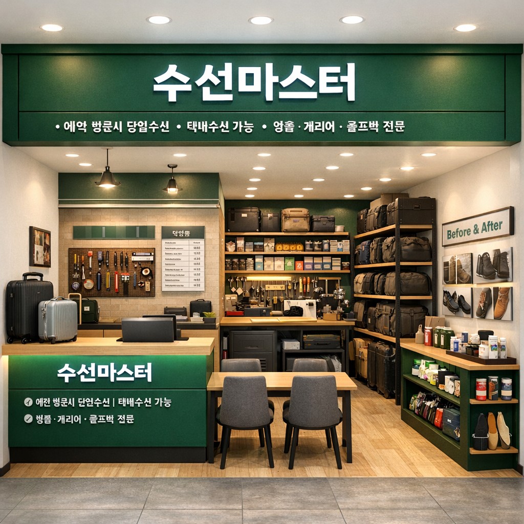 수선마스터 매장 사진