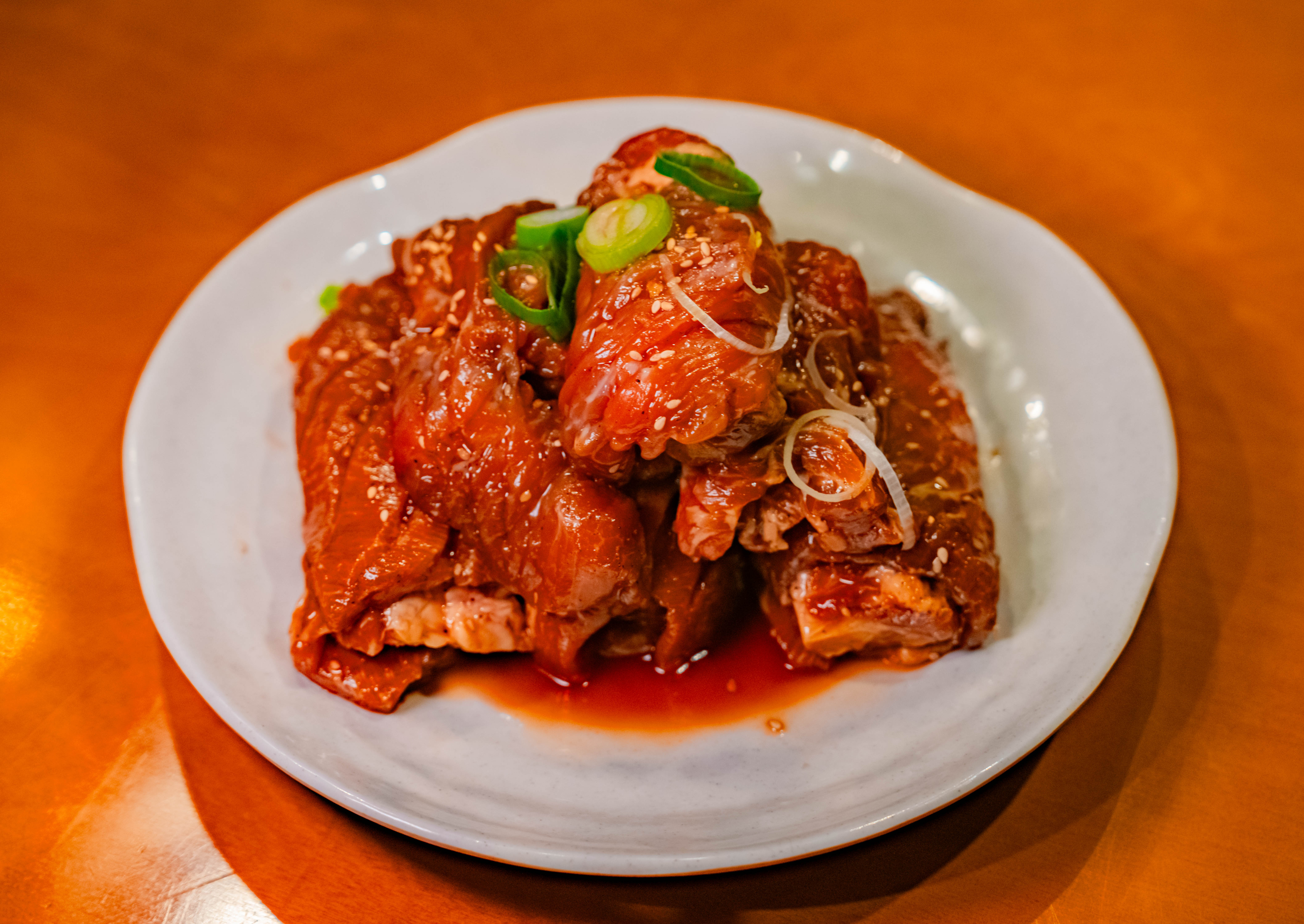 포 뜬 수제 돼지갈비