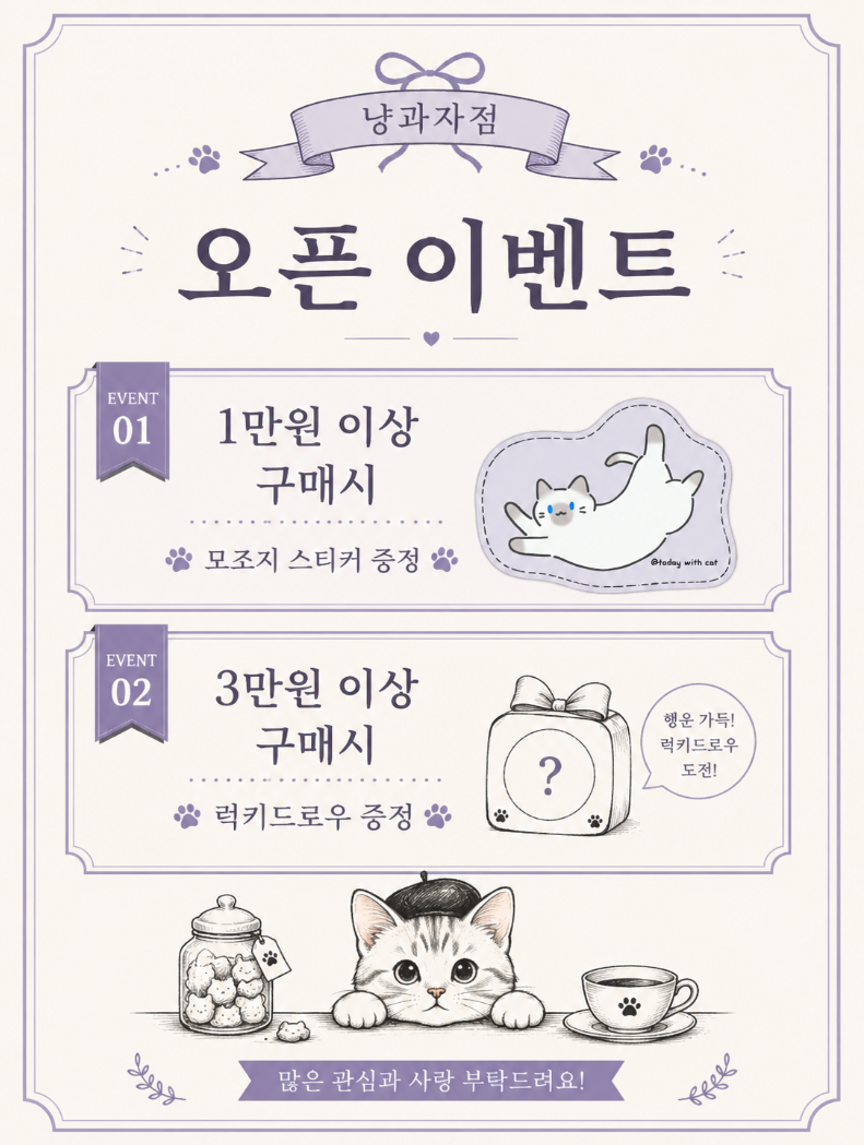 냥과자점