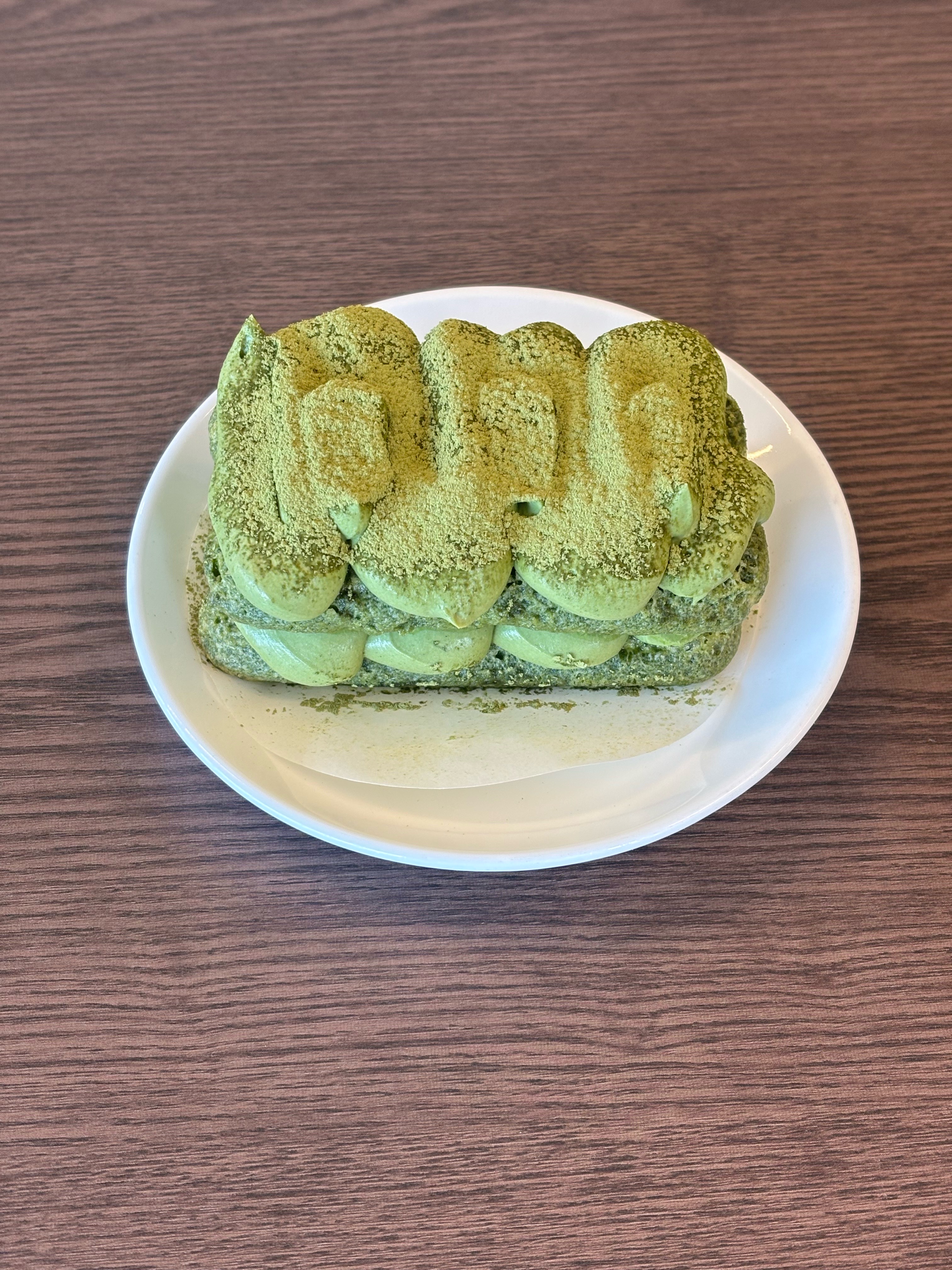 말차 티라미수