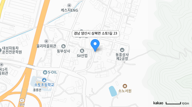 동화수출포장 위치 지도 — 경남 양산시 상북면 소토1길 23. 누르면 카카오맵에서 크게 볼 수 있습니다.