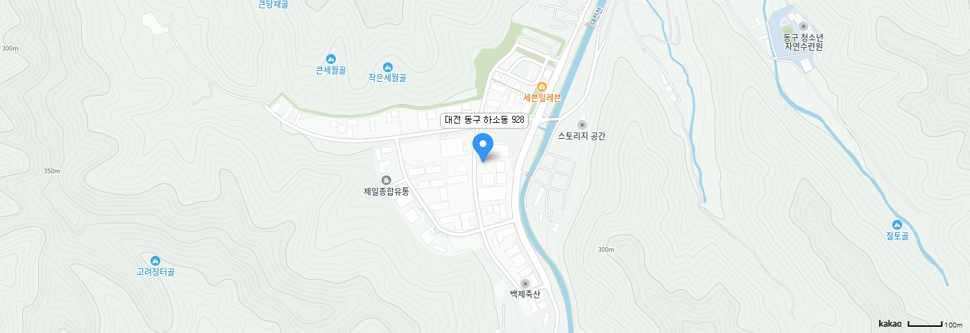 대전 창고 지도